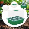 Plant Starter Tray Growing Indoor Vented Kit 6 Cells for Wheatgrass Seedling
