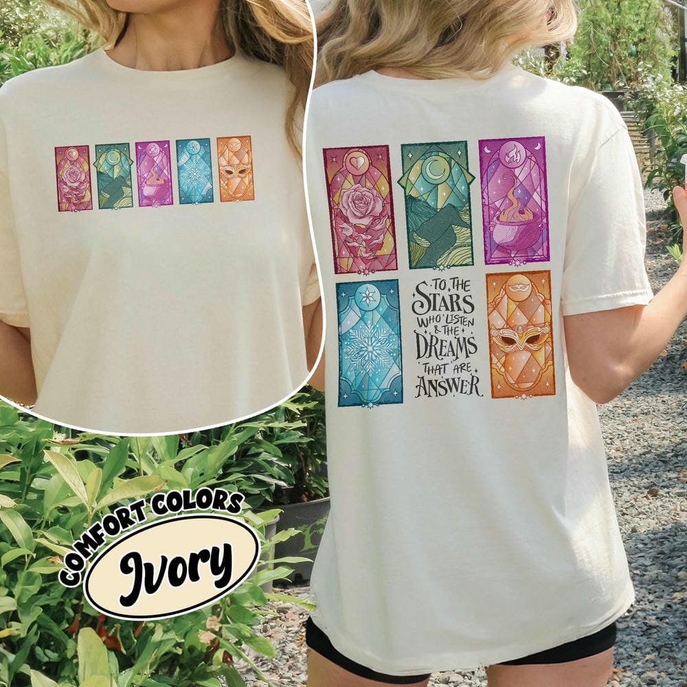 Women Casual Acotar Book Inspired Comfot Unisex Tee Gift for SJM Fan Fantasy Night Court Velaris Funny Outfit Tee Streetwear