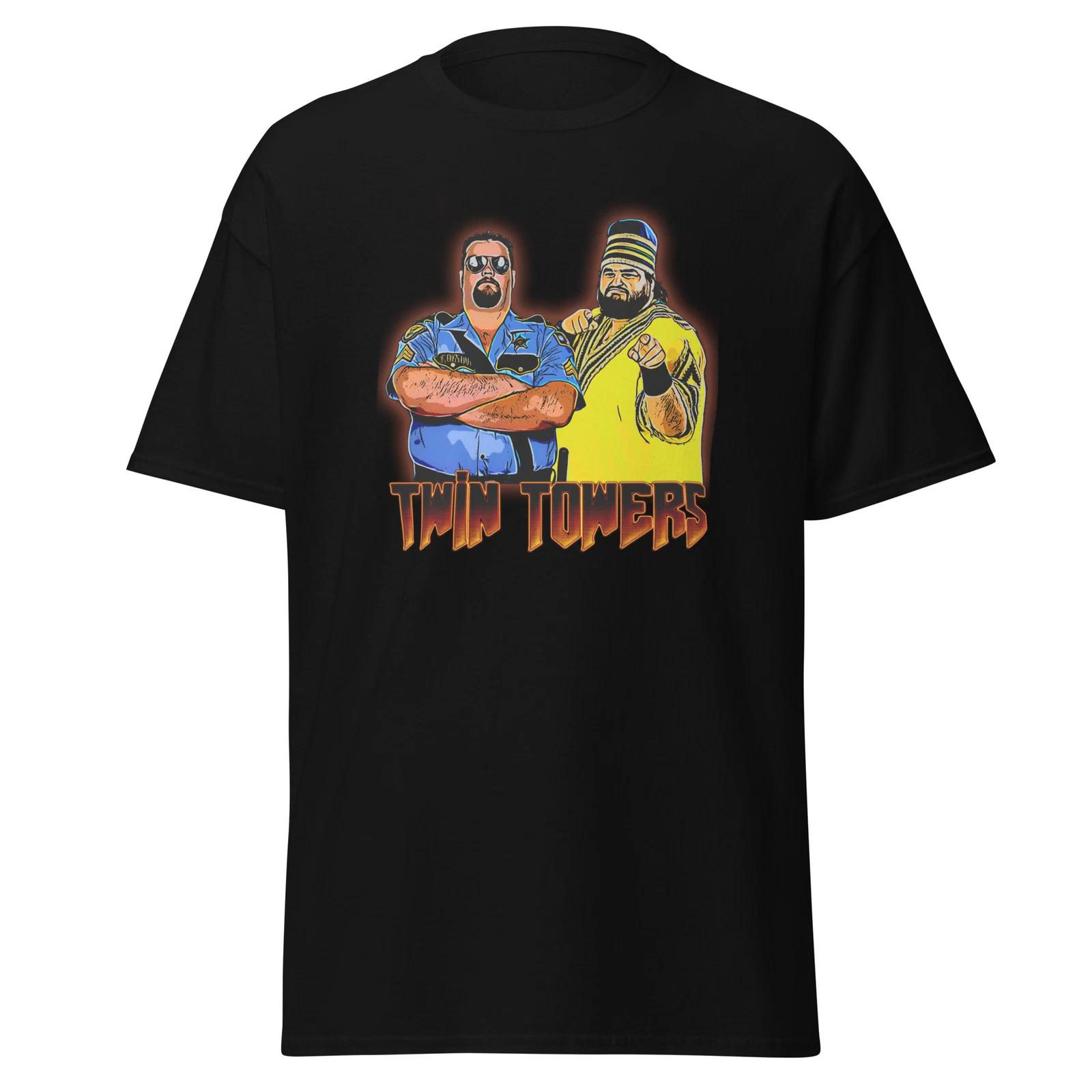 Men s and Women s T-shirts Twin towers Big boss man and Akeem 90s Tshirt S