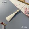Versatile New Year Decoration: Lotus Tassel Bookmark, Fan, and Mobile Chain