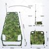Portable Folding Field Stretcher Bed with Retractable IV Pole
