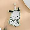 Cute Cartoon Quick-Dry Hanging Towel - Thickened Coral Fleece for Kitchen & Bathroom Use