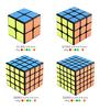Magic Cube Set of 4, Magic Cube Competition Cube, 2x2, 3x3 Set, Smooth Rotation, 3D Puzzle, Magic Cube (Official Edition) (Set of 4)