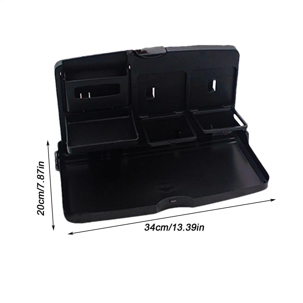 Backseat Tray Table for Cars Kids Toddler Play Toy Rack Foldable Back Seat Cup Holder for Camping Road Trip Business Commute
