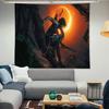 Game LLara Croft Cool TTomb Raider Tapestry Decoration Bedroom Dormitory Background Cloth Holiday Home Party Living Room Club