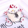 Fashionable Christmas Style Alloy Pin Brooch Cute Snowman Shape Brooch as Clothes Bag Decorations