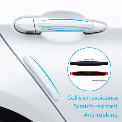 4/6 Piece Set of Front and Rear Bumpers Corner Guards Guardrails Car Anti-collision Protection Decorative Strips Auto Parts