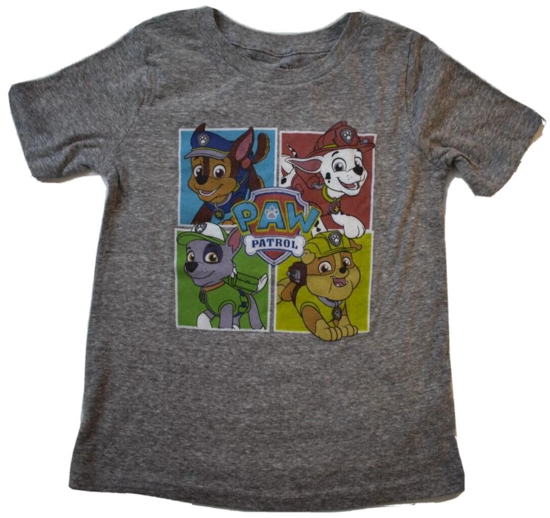 Jumping Beans Little Kids Paw Patrol Gray Shirt New Size 4 S