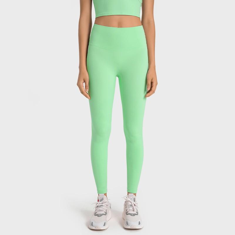 High-Waisted Seamless Yoga Leggings Women Breathable Stretch Fitness Pants With Butt-Lifting Tummy Control Ideal Running