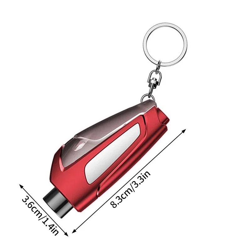 

Auto Glass Window Breaking Tool Escape Safety Hammer Belt Cutter Emergency for 3-in-1 Car Safety Hammer Emergency Rescue Kit