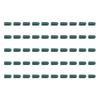 50 Pcs 12mm Carp Fishing Hose Set PE Cylinderic Fishing Hoses Cap Cap Fishing Gear Accessories