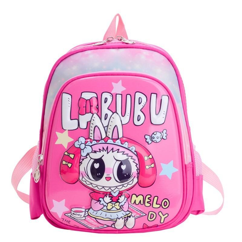 Labubu Children's Backpack In Cute Heart Bunny Design Spacious And Stylish For Kids