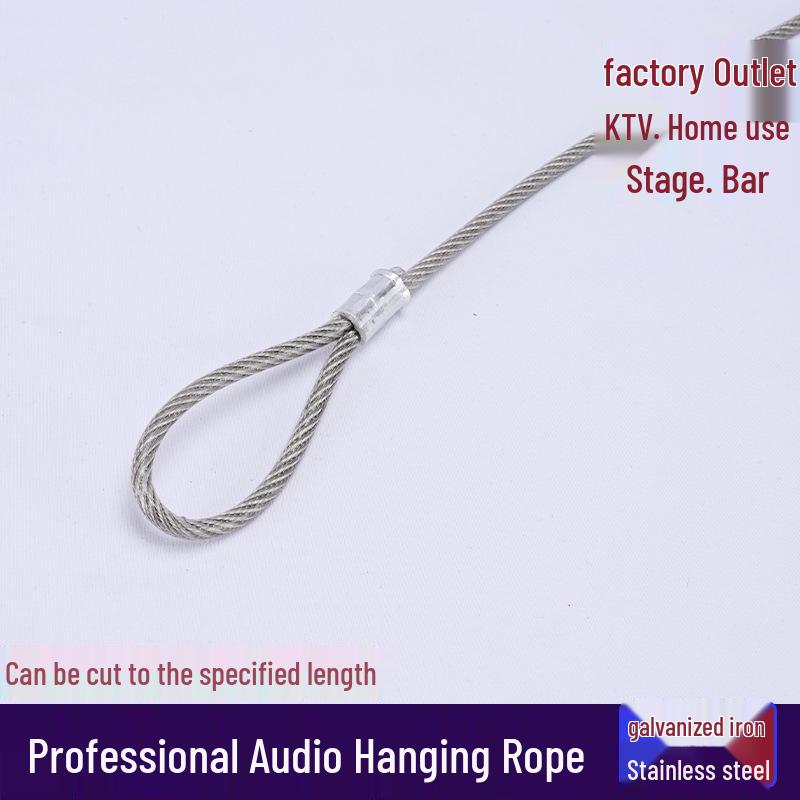 Steel Wire Rope for Speaker Hanging and Audio Safety