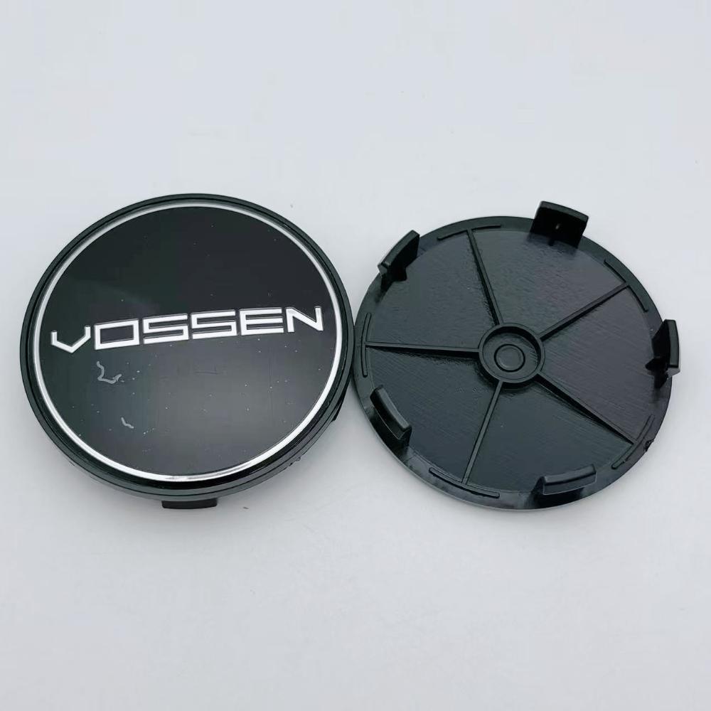 4pcs 68MM 63MM VOSSEN Logo Emblem Badge Car Wheel Center Caps Wheel Hubcap Hub Center Dust Cover Relpace Car Styling Accessories