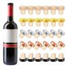 10/20Pcs Aluminum Top T-shaped Stopper Cork Replaceable Wine Caps Sealing Plug  Wine Accessories