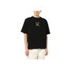 Off-White Splash Arrow Over Skate Short-Sleeve Tee Black/Beige Men Tops OMAA120S23JER0021017