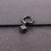 Cube Titanium Steel Earrings Hook Piercing Round Hoop Earrings Aesthetic Ear Clip for Men  Hipster
