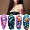 12 Stück Temporäre Tattoos Wasserdicht Langlebig Körperaufkleber Seepferdchen Meeresleben Algen Für Arme Oberschenkel Erwachsene