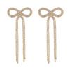Trendy Tassel Earrings Elegant Stud Earrings Bridal Stage Performance
