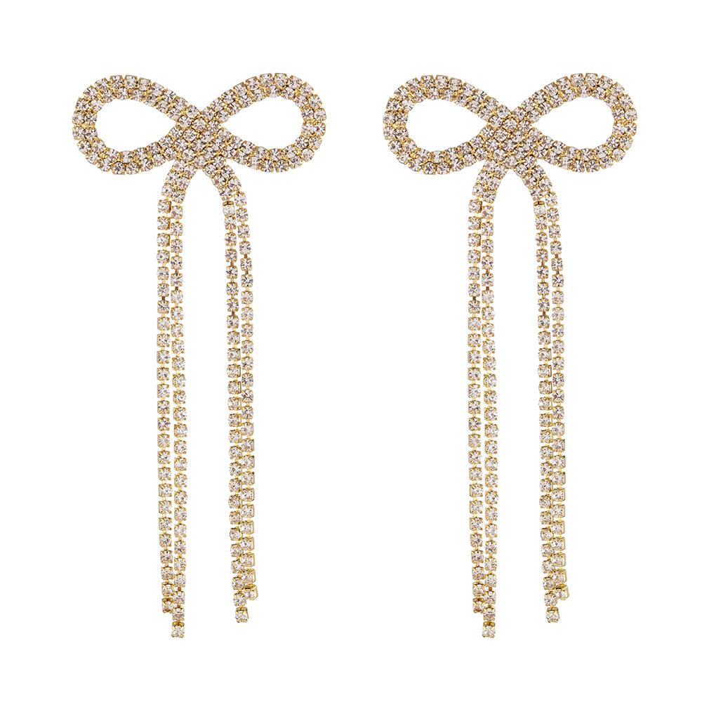 Trendy Tassel Earrings Elegant Stud Earrings Bridal Stage Performance