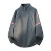 Men's Half-Zip Stand Collar Knit Sweater