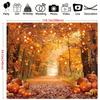 2D Thanksgiving Forest Backdrop Autumn Leaves Photography Background