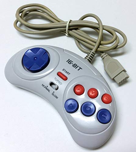 

MD (Mega Drive) controller with rapid fire and slow motion functions