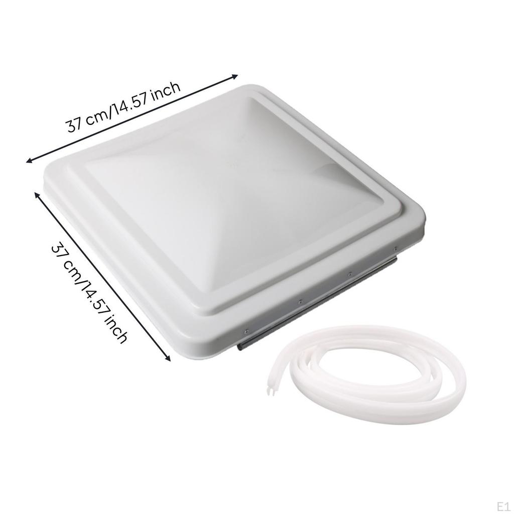 RV Roof Ventilation Cover Replacement Vehicle Vent with Sealing Strip Square for , Travel