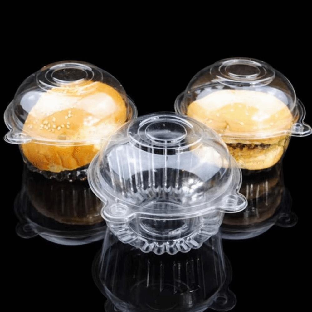Oil-proof Transparent Dessert Boxes No Leakage Cat Head Cake Box for 100pcs Wedding