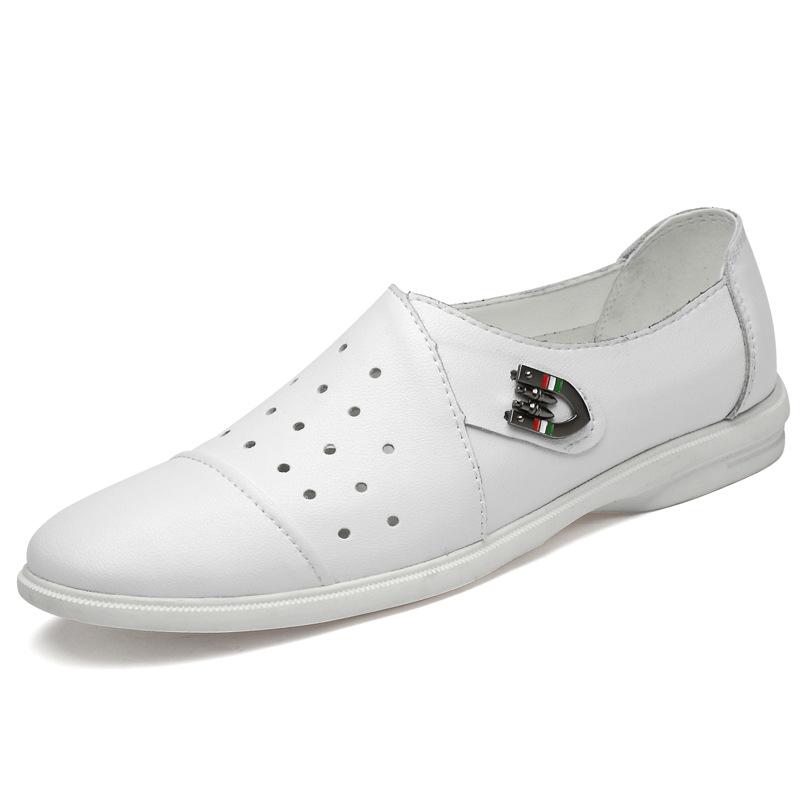 

Мужская обувь дышащая зеленая маленькая кожаная обувь мужская воловья кожа повседневная кожаная обувь удобная и универсальная 45