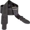 BOSS BSH-20-BLK Guitar Strap, 5cm Wide, Nylon/Leather Combination Strap, Black