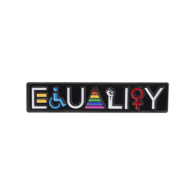 LGBTQ Rainbow Enamel Pin You’re Safe With Me Pride Metal Brooches Lapel Badges Jewelry Gift for Gay Homosex Lesbian Friends