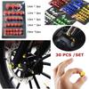30 Pezzi/Set Vite Moto, Copertura Dado Vite Moto, Decorazione Copertura Dado Vite Moto