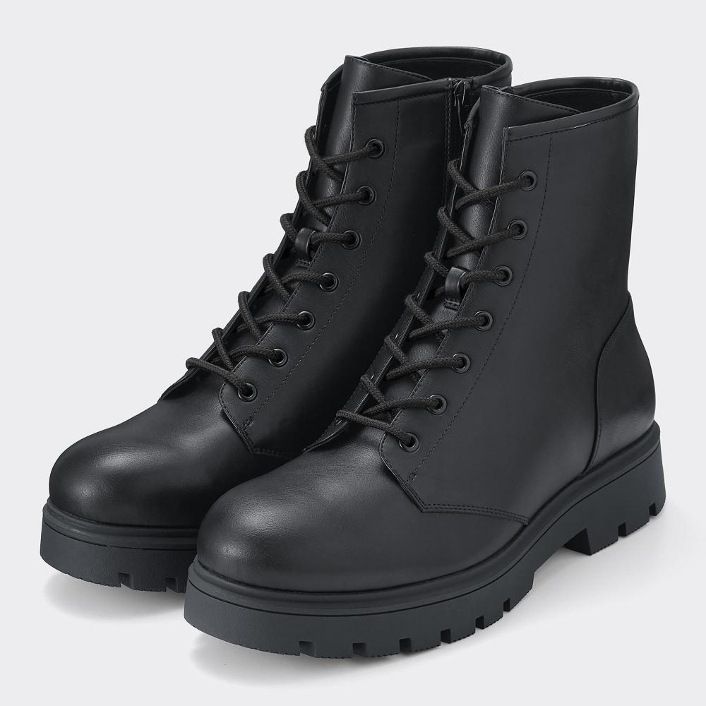 

GU by Uniqlo Ботинки на толстой подошве со шнуровкой+E