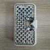 Iphone Style Flip Case With Water Diamonds Decoration Fashion Prevention Fall