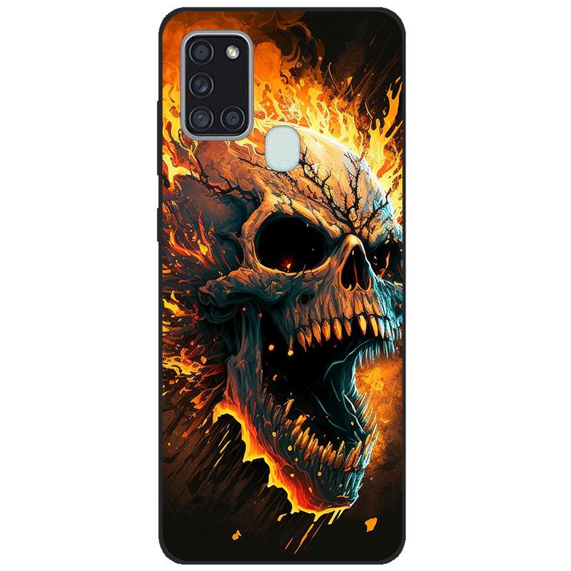 For Samsung A21s SM-A217F/DSN Back Cover tpu Soft Silicone Phone Case For Samsung Galaxy A21s Case Mobile Phone black coque new