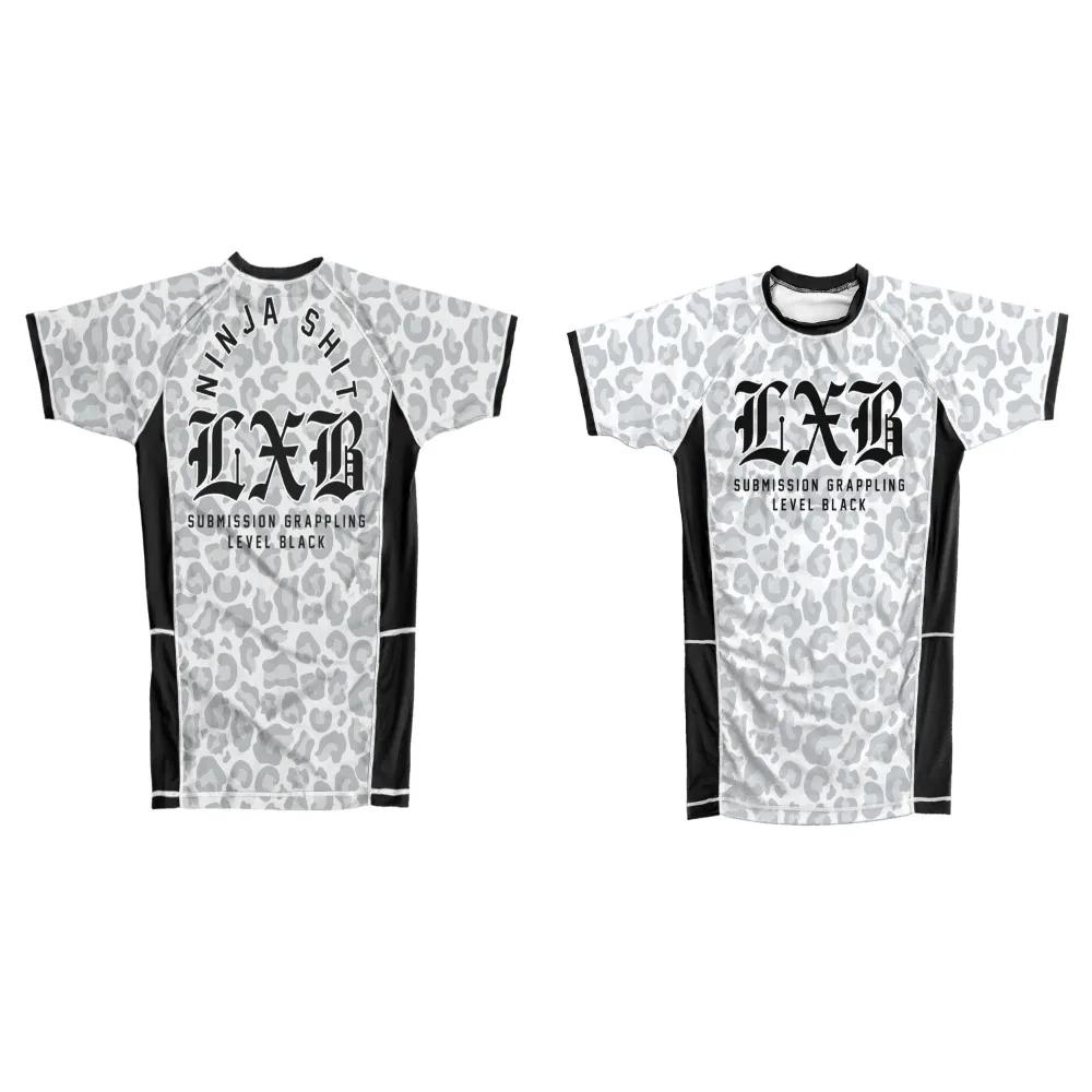 V1 LXB AJJ Černý Rash Guard Rychleschnoucí Tričko do posilovny Levelxblack Dres Vintage Pánské Dámské Tričko Oblečení Unisex Oblečení Y2k Vrchní díly