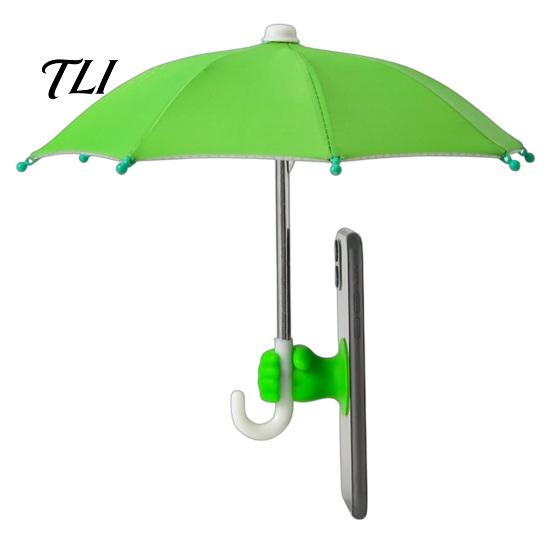 Beach Phone Accessories Umbrella with Suction Cup, UV Protection Mini Cellphone Umbrella, Universal Mobile Holder for Travel Outdoor Sun Shield