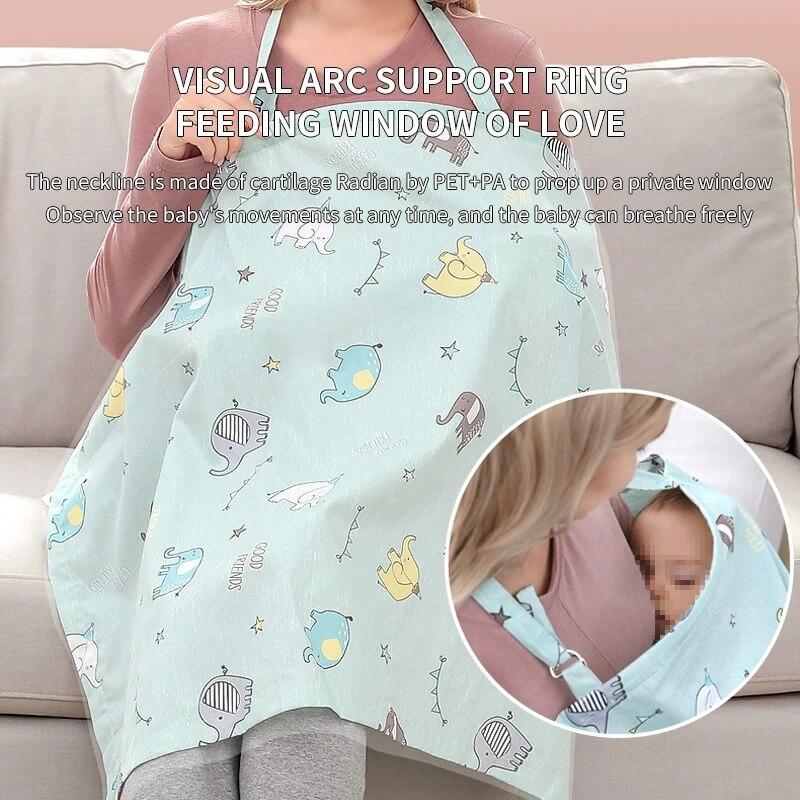 1 SZTUKA Zewnętrzny Ręcznik do Karmienia Piersią Maska Przeciw Światłu Płaszcz Wielofunkcyjny Pokrowiec Peleryna Oddychająca i Cienka na Lato