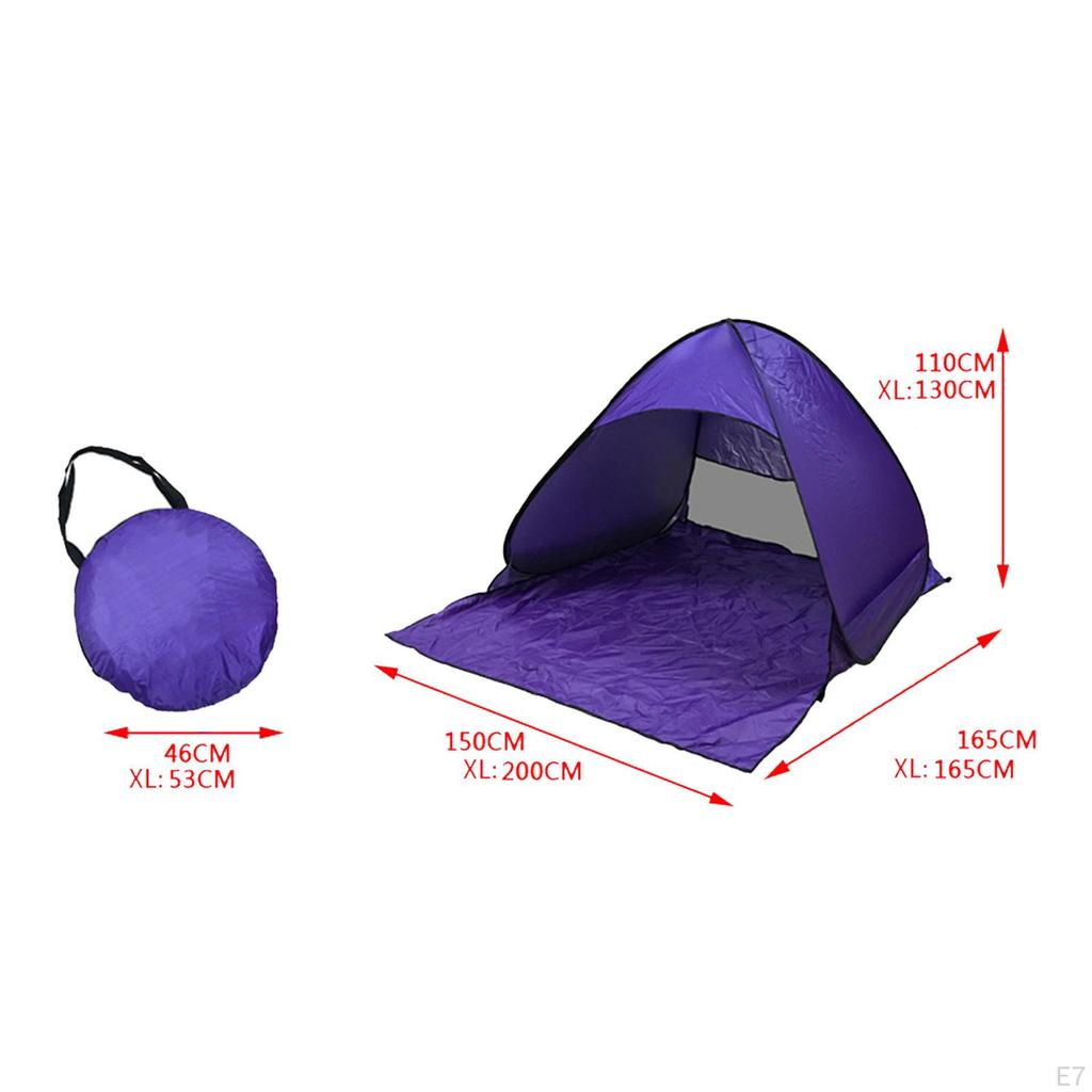 Beach Tent ,Pop up with Carry Bag , ,SUN Protection, Windproof Camping Sun Shelter for