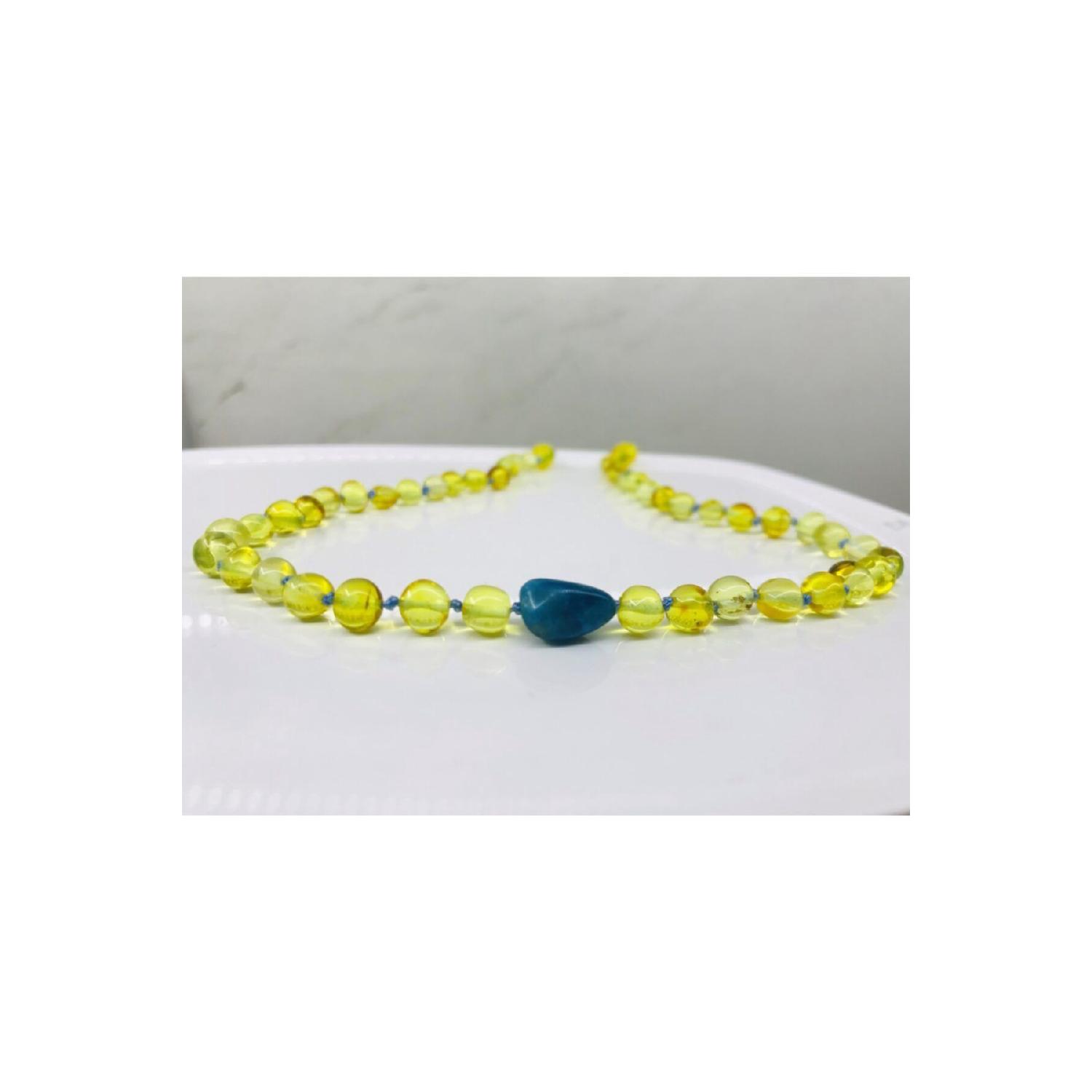 

Сертифіковане оригінальне дитяче намисто Drop Amber