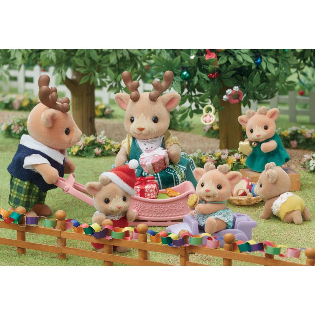 Sylvanian Families Doll [Reindeer Family] FS-44 ST Mark Certification Ages 3+ Toy Dollhouse Sylvanian Families EPOCH