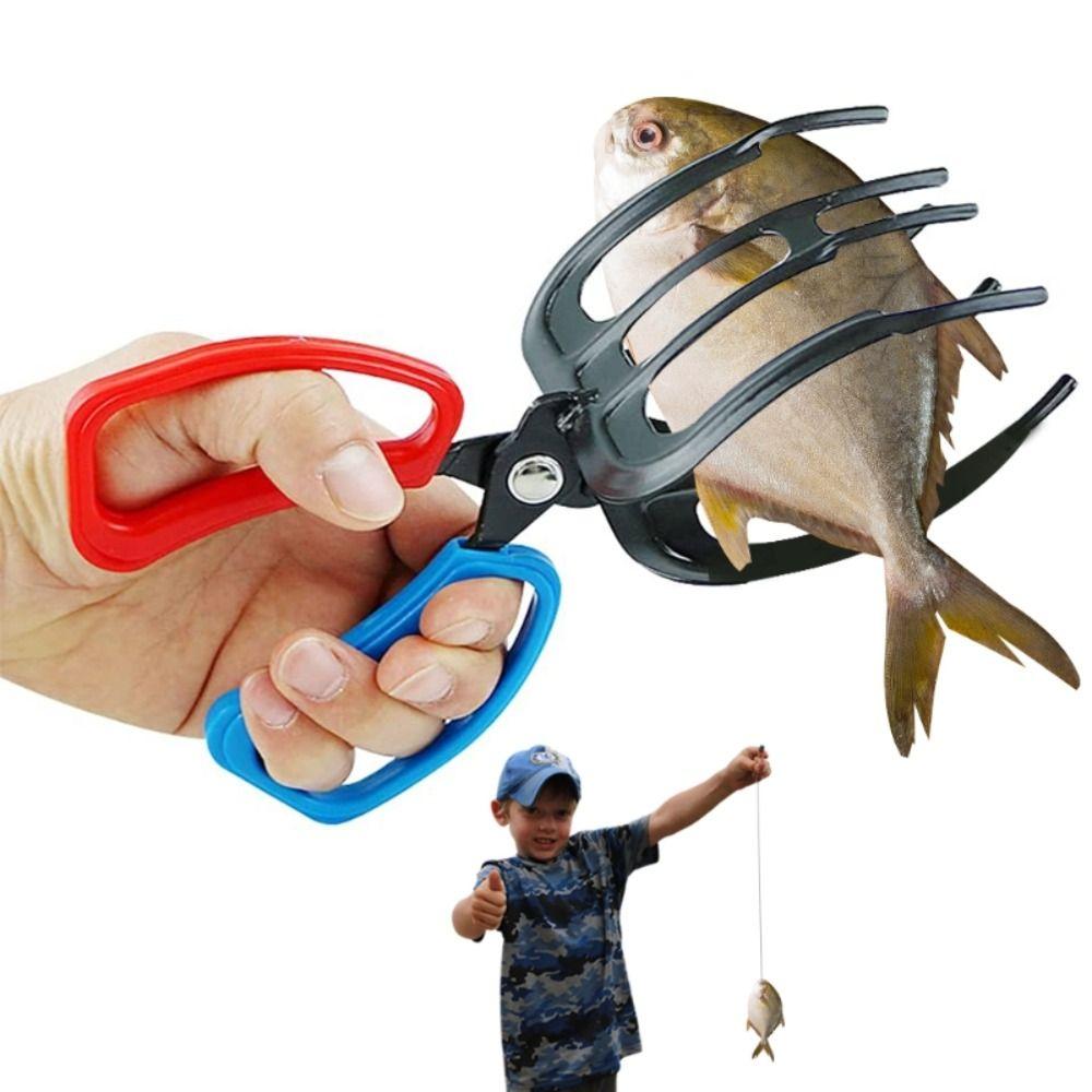 New Catch Fish Control Forceps Fish Control Clamp Claw Tong Grip Tackle Tool Fishing Pliers
