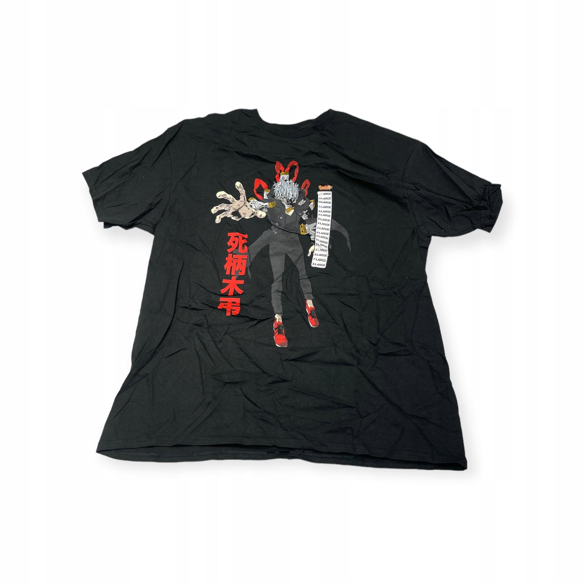 Outletup-clothes Koszulka T-shirt męski okrągły dekolt SPENCER'S MY HERO ACADEMIA XL