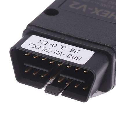 Kabel Hex V2 Interfejs Vcds 24.7 Atmega162 5054 Interfejs USB Do Samochodów Wielomarkowych Detektor Obsługuje Angielski