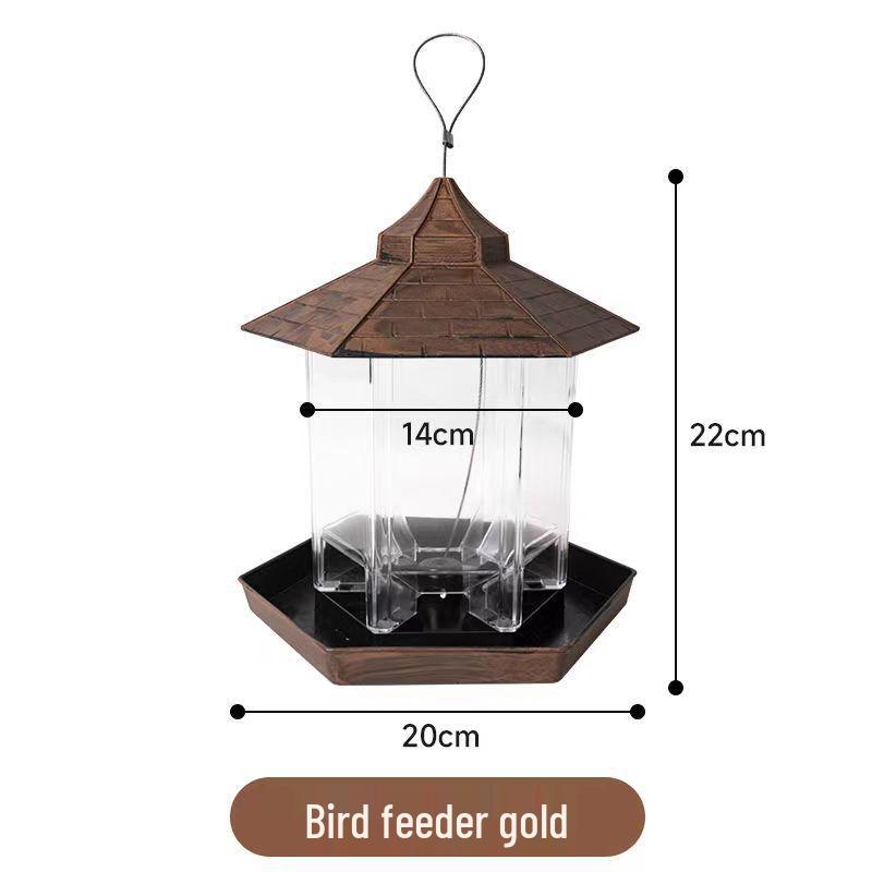 Водонепроницаемая уличная кормушка для птиц - Автоматическая подвесная кормушка для маленьких птиц