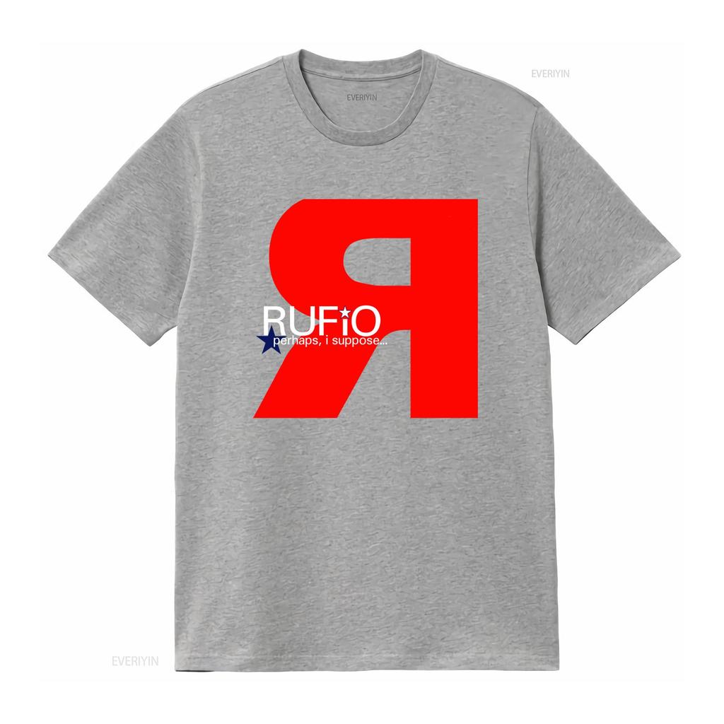 NWT Rufio American Rock Band Crew Neck T Shirt Perhaps I Suppose Print Size S 5XL vintage Washed Slightly Casual Stylish Unisex