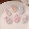 4Pcs Hairpin Cream Macaron Color Snapper Fish Shape Hair Clips Gentle Hold No Hair Damage Bang Hair Pins Hair Accessories