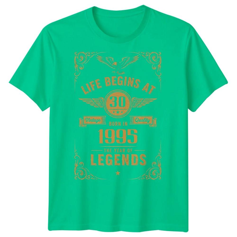 Life Begins At 30 Born In 1995 Unisexs T Shirt 30th Birthday Gift Year Of Legends S