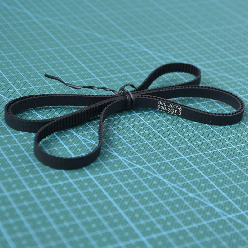 3D Printer Parts GT2 Closed Loop Timing Belt Rubber 2GT 6mm 110 112 122 158 200 280 300 400 610 852 Mm Synchronous Belts Part